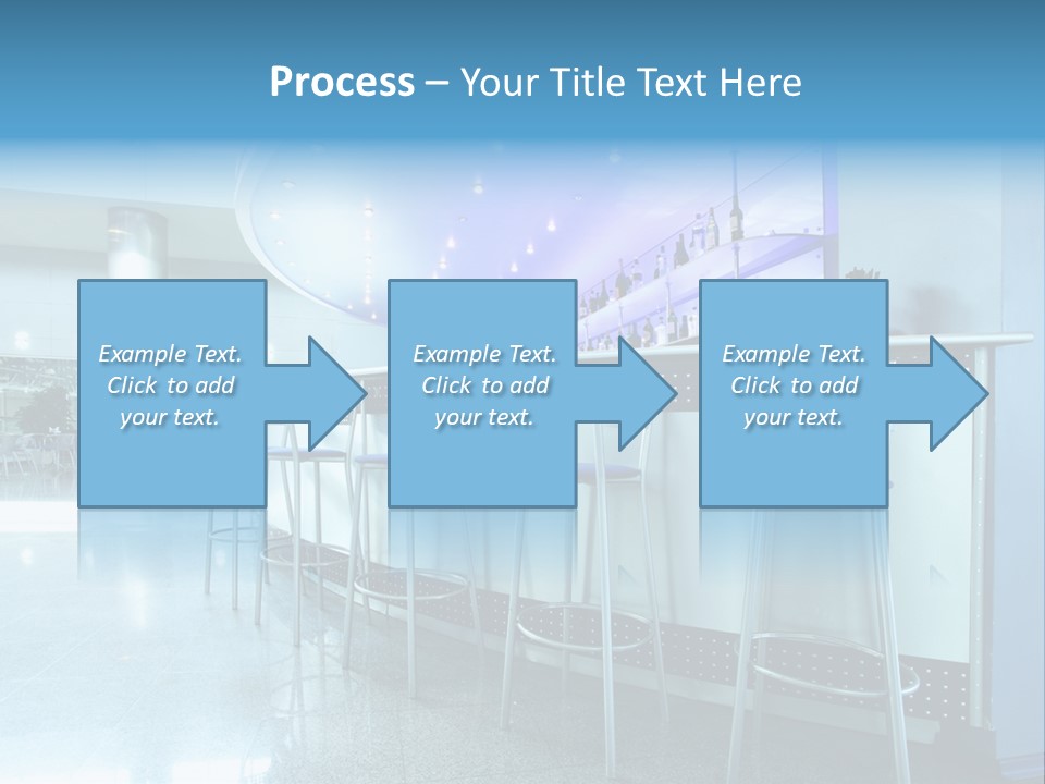 Round Stool Cheers PowerPoint Template