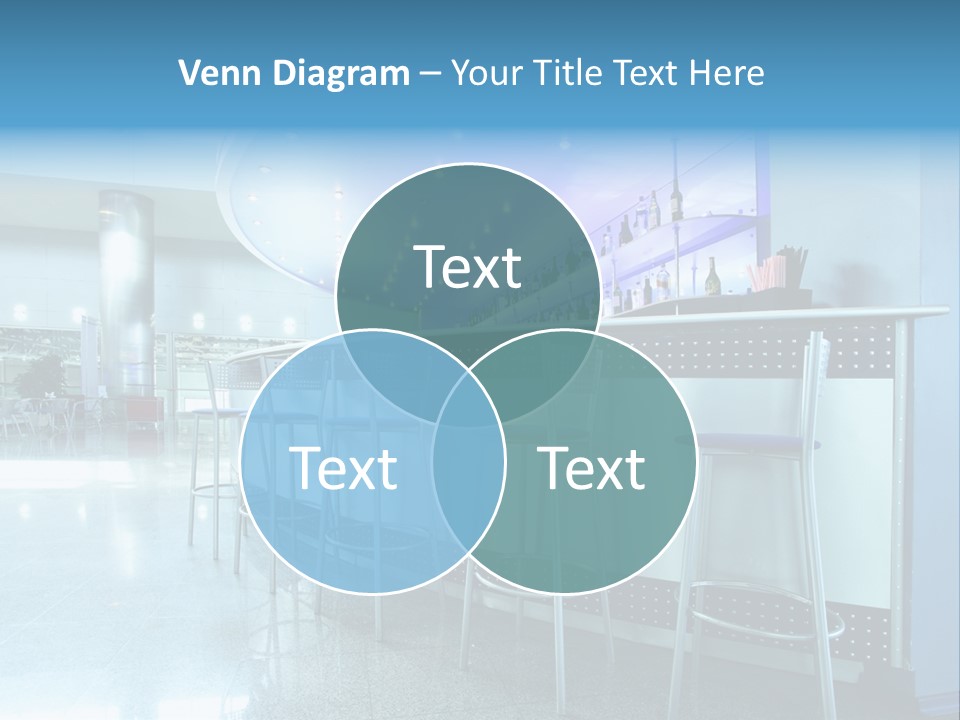 Round Stool Cheers PowerPoint Template
