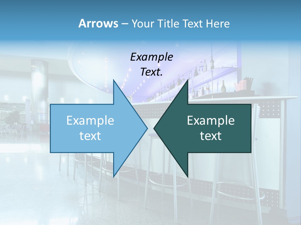 Round Stool Cheers PowerPoint Template