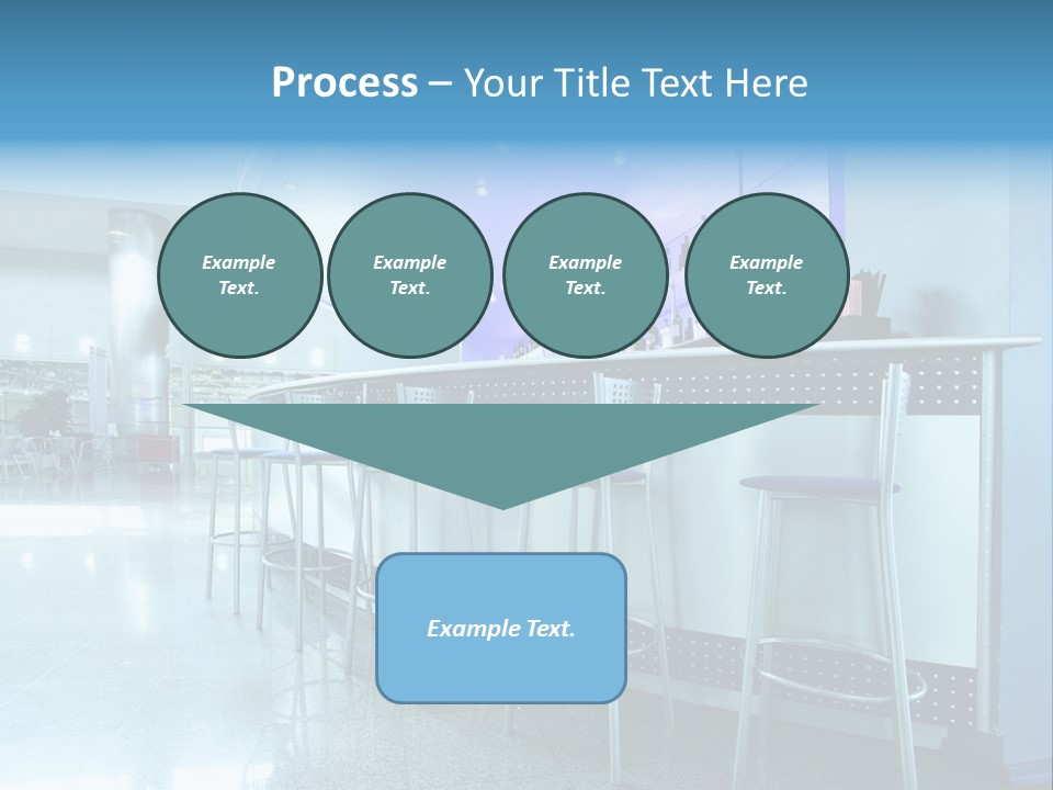 Round Stool Cheers PowerPoint Template