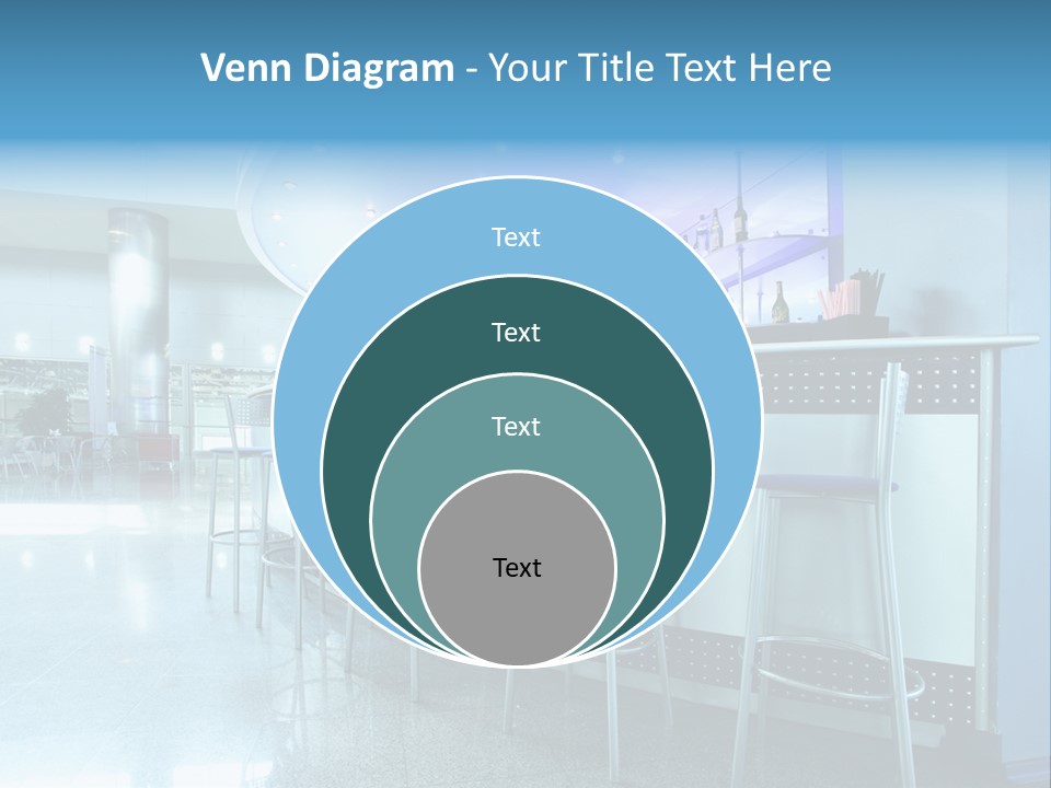 Round Stool Cheers PowerPoint Template