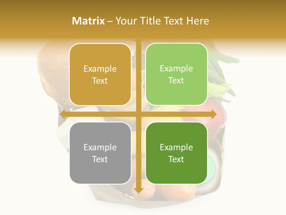 Nutrition Vegetable Egg PowerPoint Template