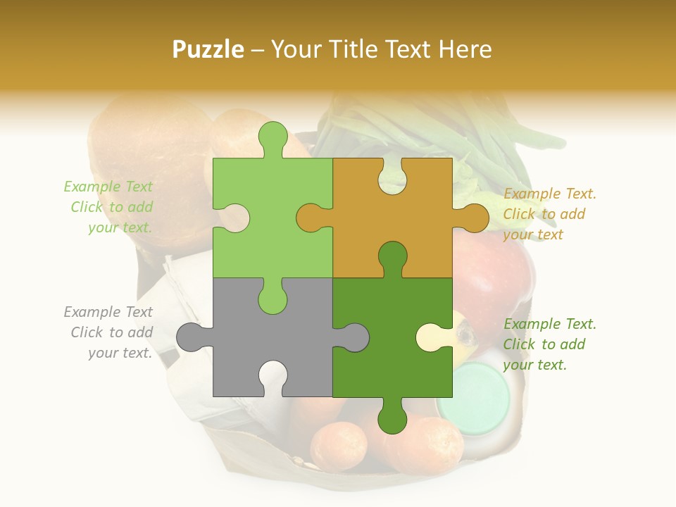 Nutrition Vegetable Egg PowerPoint Template