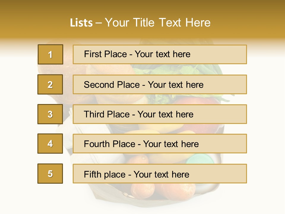 Nutrition Vegetable Egg PowerPoint Template