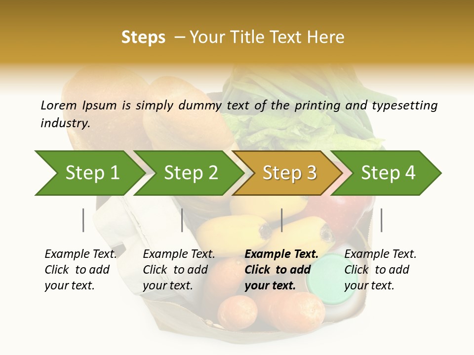 Nutrition Vegetable Egg PowerPoint Template