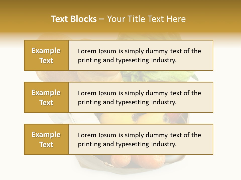 Nutrition Vegetable Egg PowerPoint Template