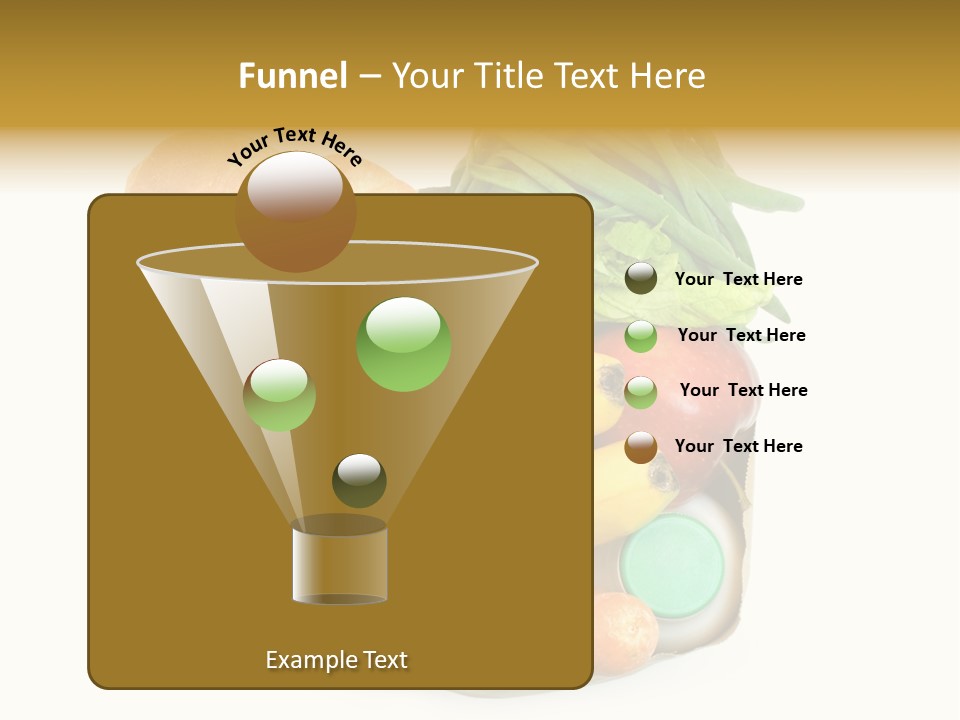 Nutrition Vegetable Egg PowerPoint Template