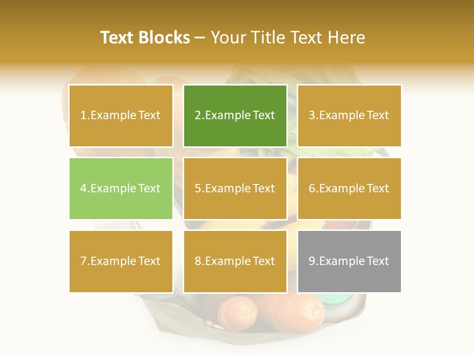 Nutrition Vegetable Egg PowerPoint Template