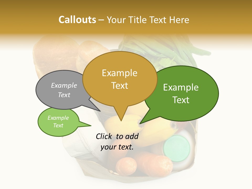 Nutrition Vegetable Egg PowerPoint Template