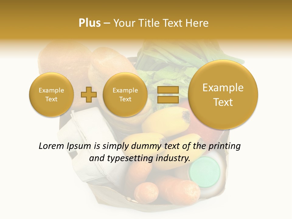 Nutrition Vegetable Egg PowerPoint Template
