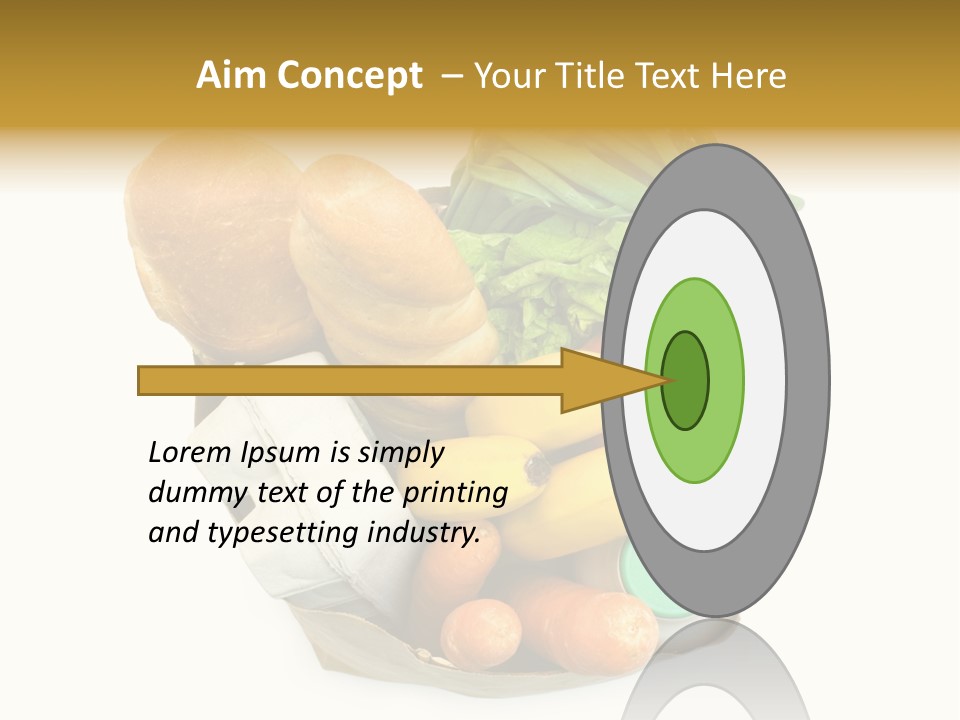 Nutrition Vegetable Egg PowerPoint Template