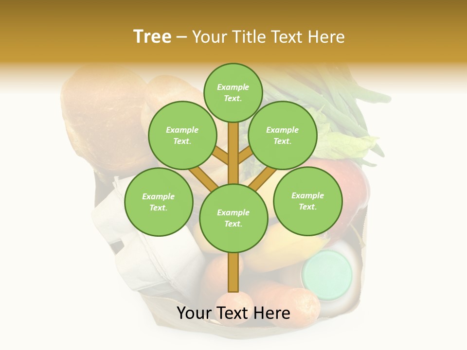 Nutrition Vegetable Egg PowerPoint Template