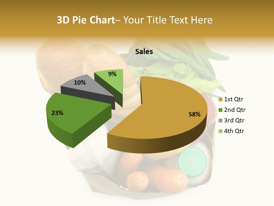 Nutrition Vegetable Egg PowerPoint Template