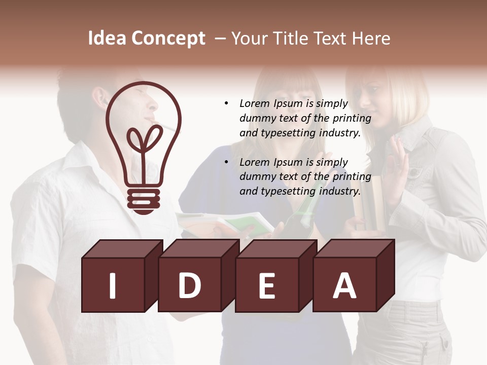 Stop Background Young PowerPoint Template