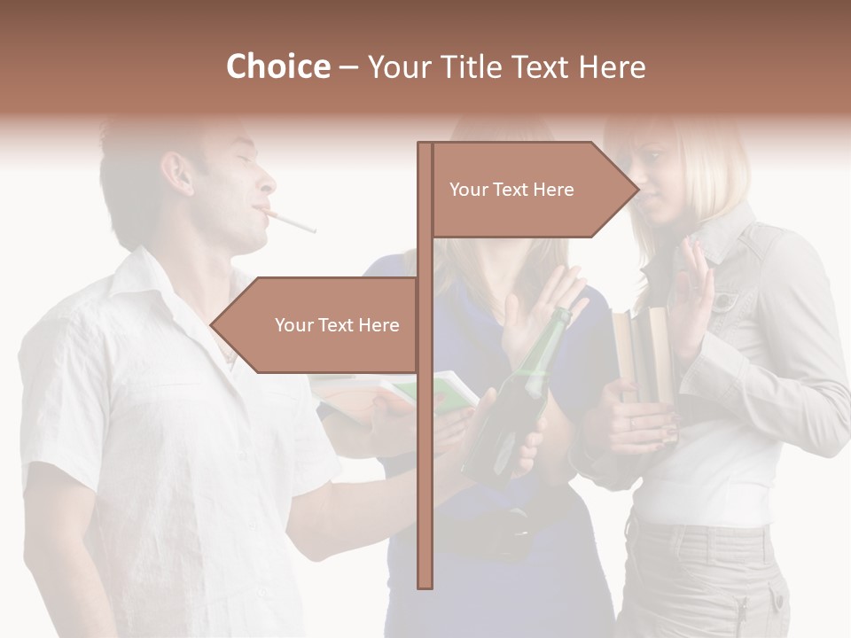 Stop Background Young PowerPoint Template