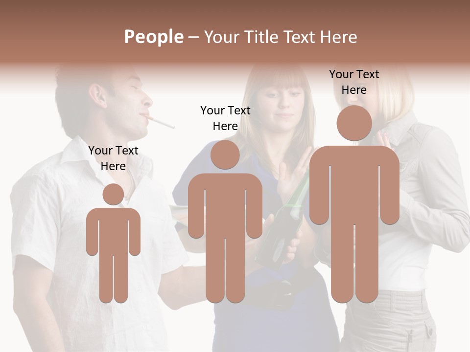 Stop Background Young PowerPoint Template