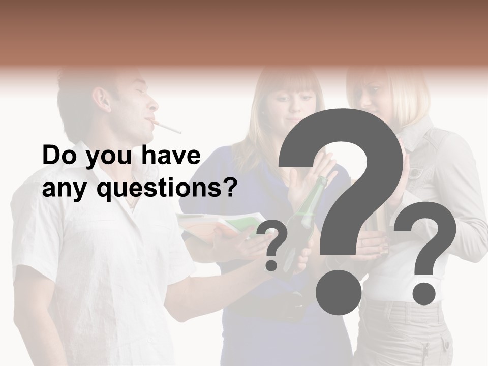 Stop Background Young PowerPoint Template