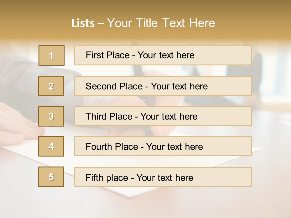 Review Learning Congress PowerPoint Template