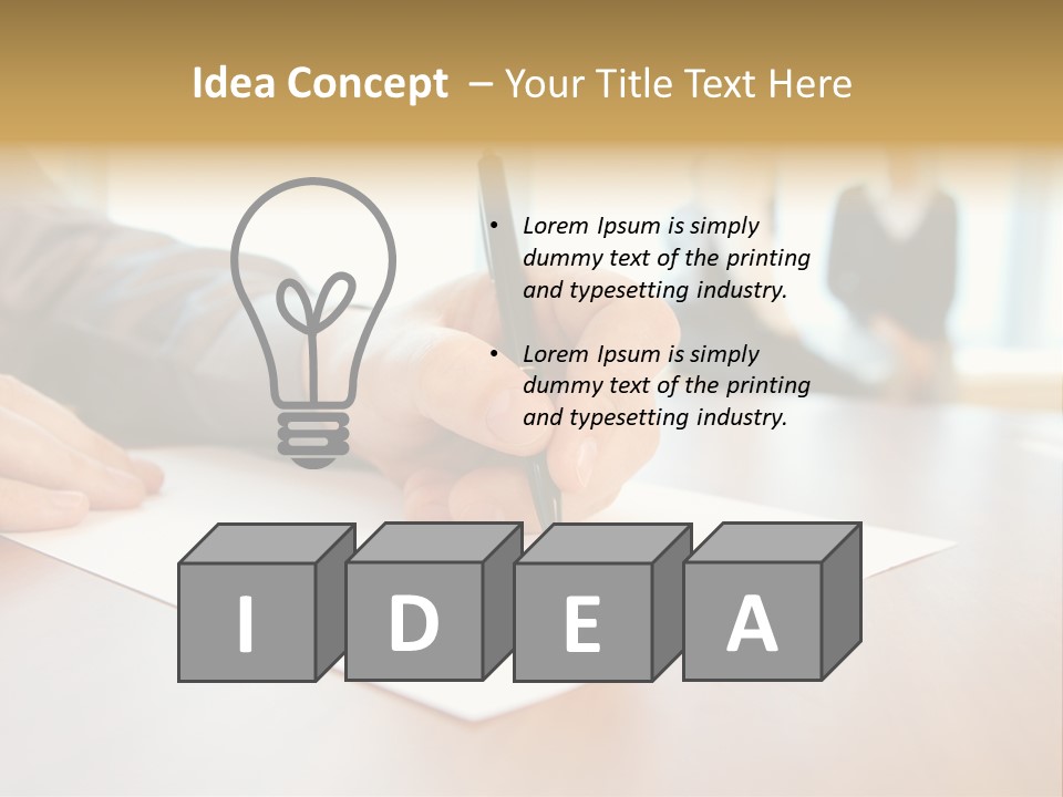 Review Learning Congress PowerPoint Template