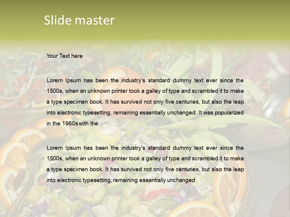 Selection Hotel Eating PowerPoint Template