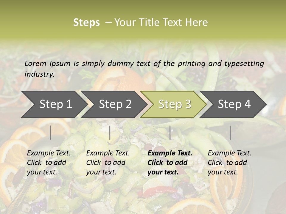 Selection Hotel Eating PowerPoint Template