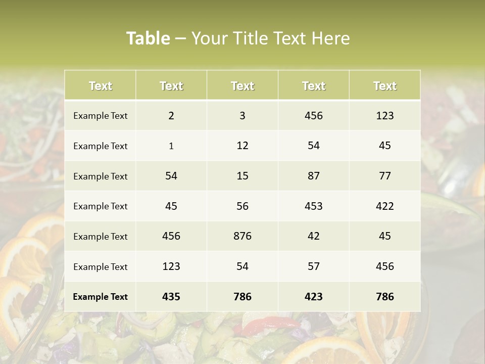 Selection Hotel Eating PowerPoint Template