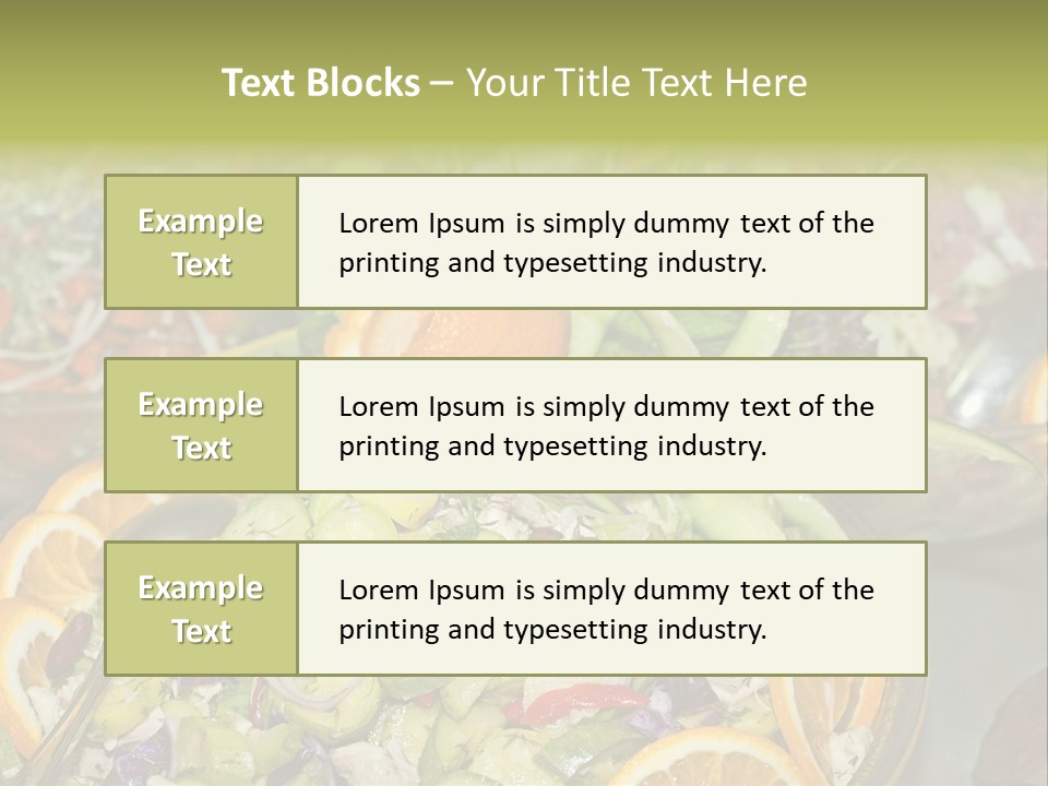 Selection Hotel Eating PowerPoint Template