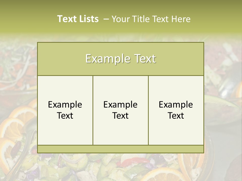 Selection Hotel Eating PowerPoint Template