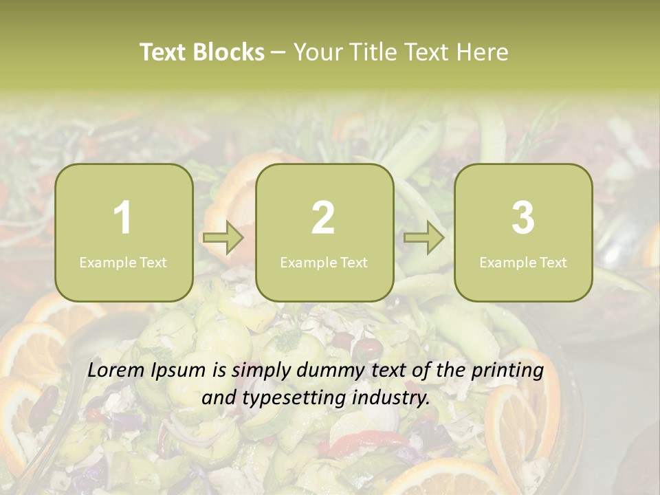 Selection Hotel Eating PowerPoint Template