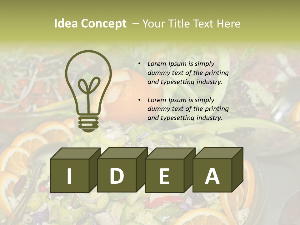 Selection Hotel Eating PowerPoint Template