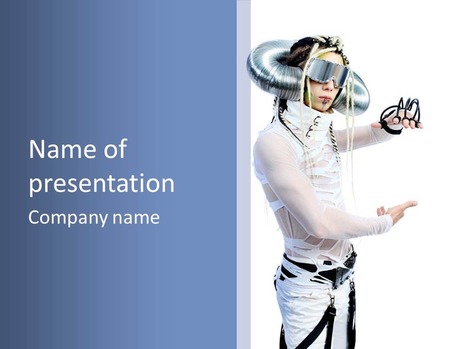 Generation Network Metal PowerPoint Template