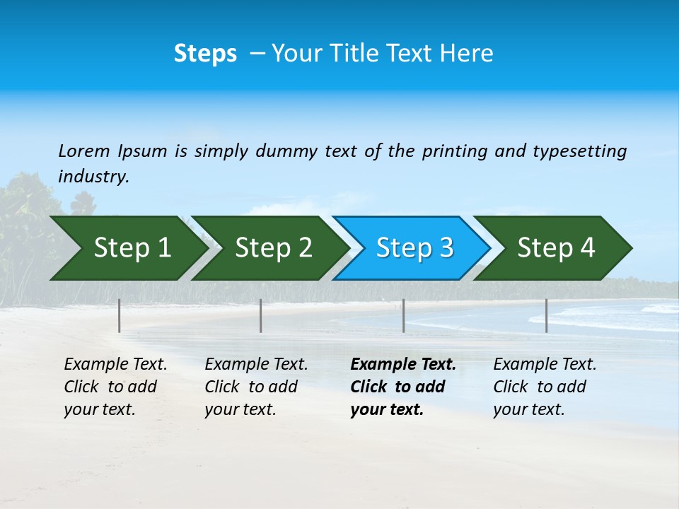 Success Achieved Men PowerPoint Template