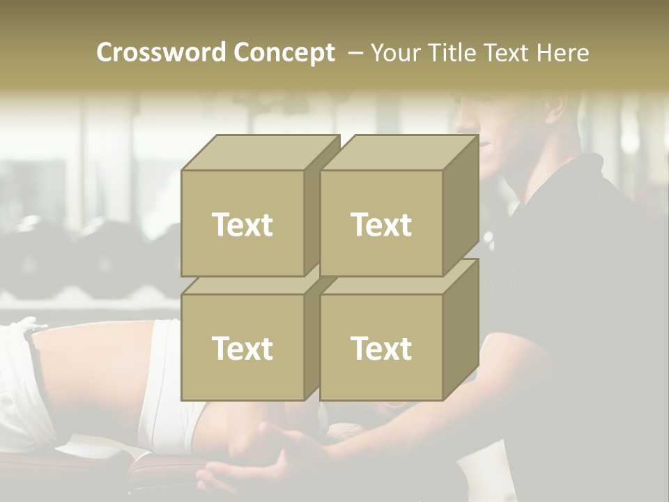 Recreation Workout Lift PowerPoint Template