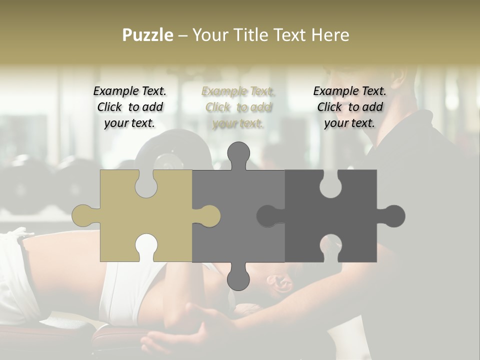 Recreation Workout Lift PowerPoint Template