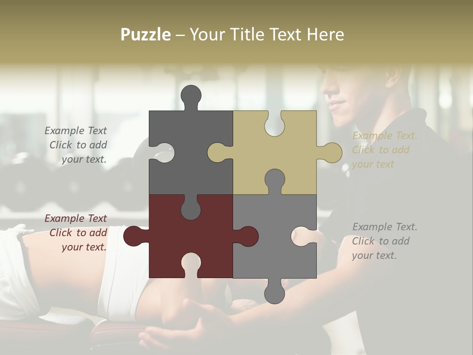 Recreation Workout Lift PowerPoint Template