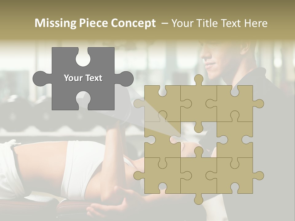 Recreation Workout Lift PowerPoint Template