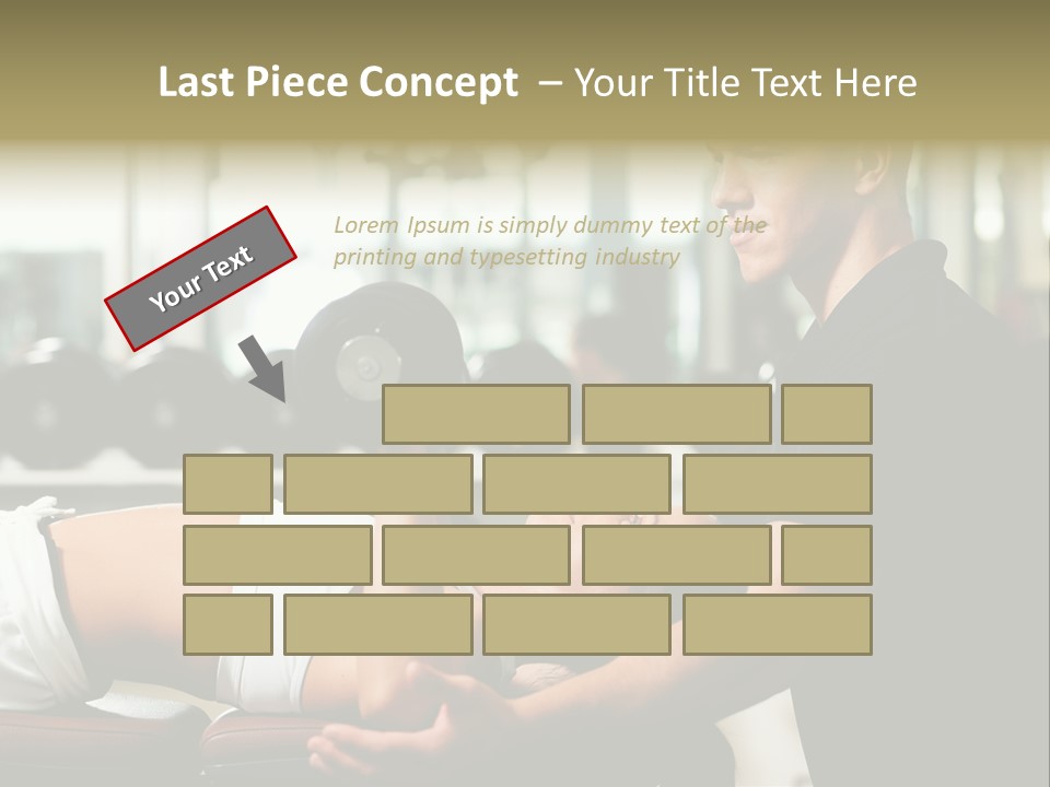 Recreation Workout Lift PowerPoint Template