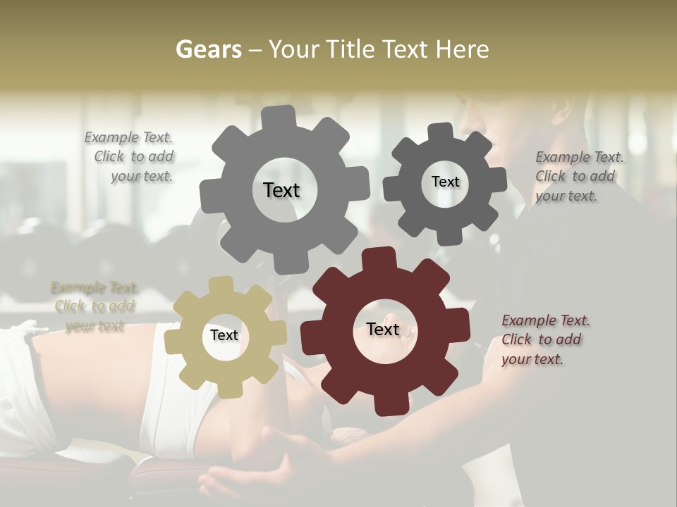 Recreation Workout Lift PowerPoint Template