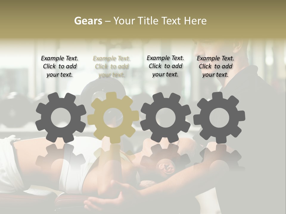 Recreation Workout Lift PowerPoint Template