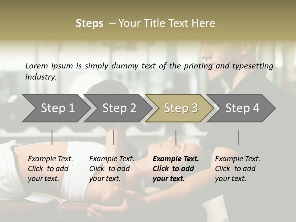 Recreation Workout Lift PowerPoint Template