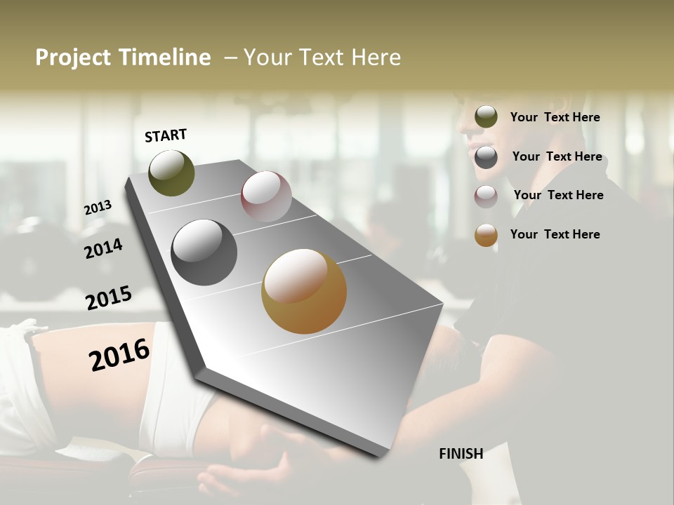 Recreation Workout Lift PowerPoint Template