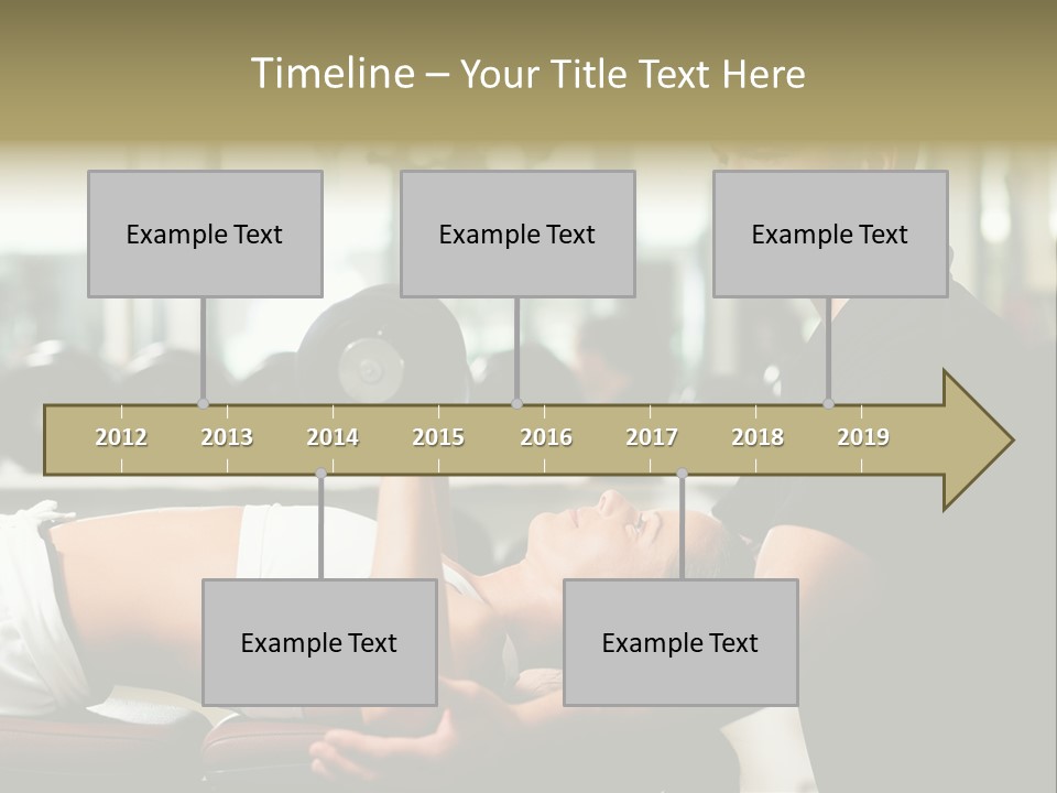 Recreation Workout Lift PowerPoint Template