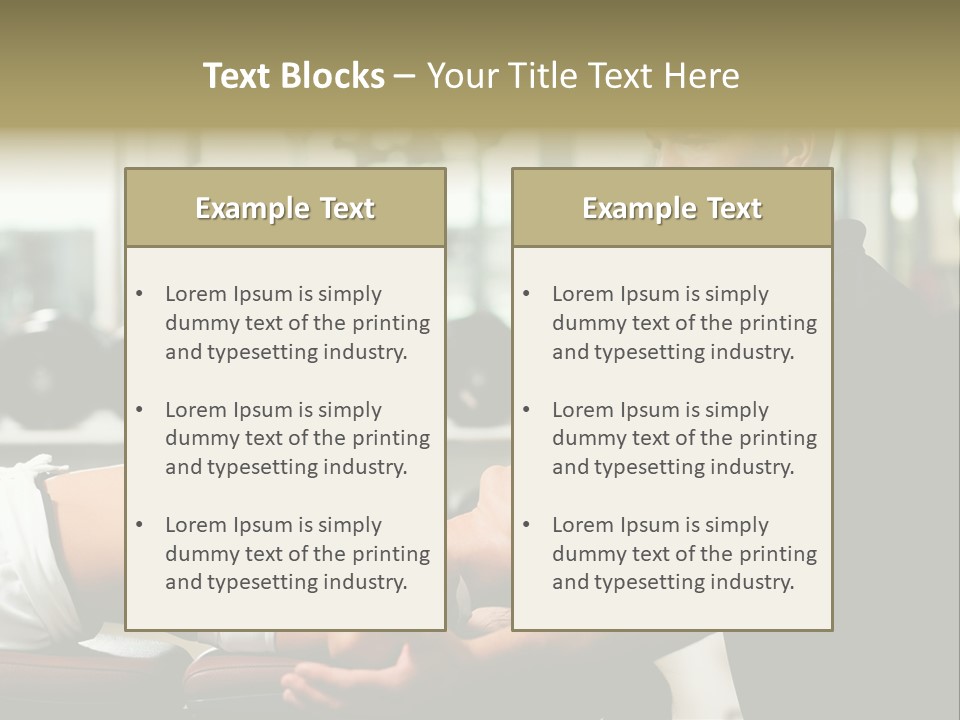 Recreation Workout Lift PowerPoint Template