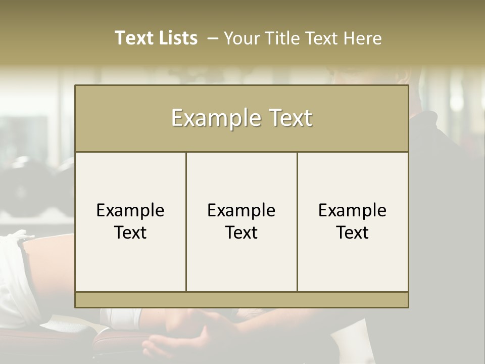 Recreation Workout Lift PowerPoint Template