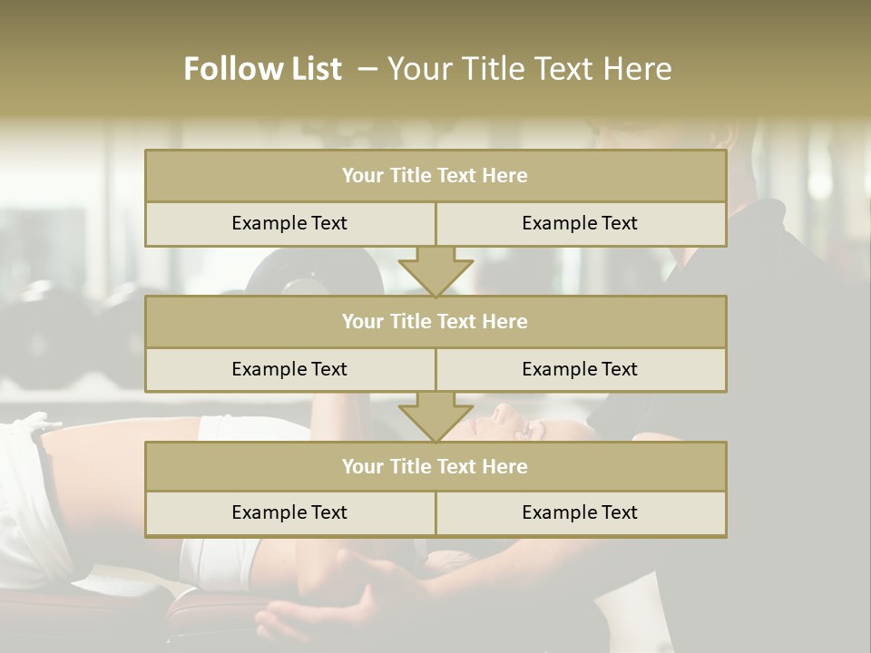 Recreation Workout Lift PowerPoint Template