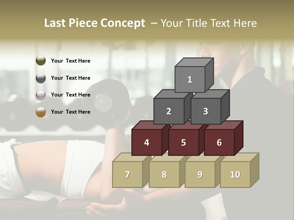 Recreation Workout Lift PowerPoint Template