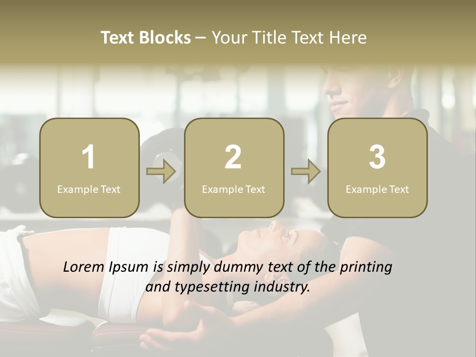 Recreation Workout Lift PowerPoint Template