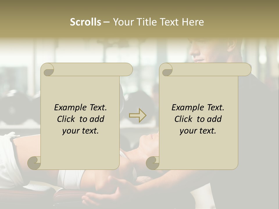 Recreation Workout Lift PowerPoint Template