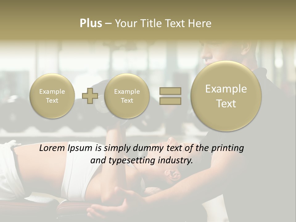 Recreation Workout Lift PowerPoint Template