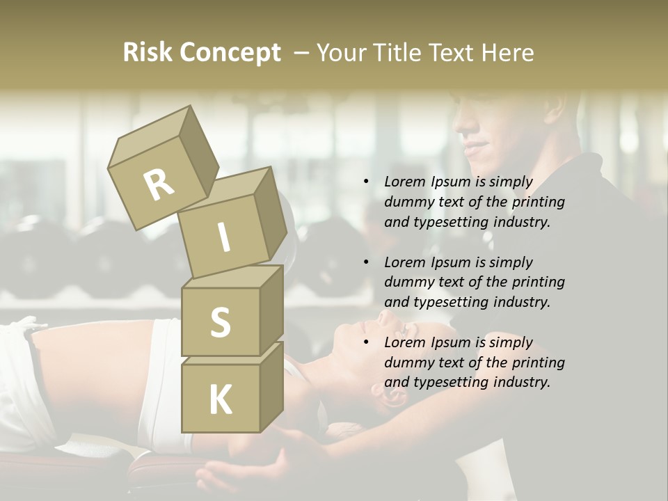 Recreation Workout Lift PowerPoint Template